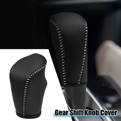 Gear Shift Lever Cover Trim for Nissan Altima Armada Sentra (2020–2023) Gray Stitches
