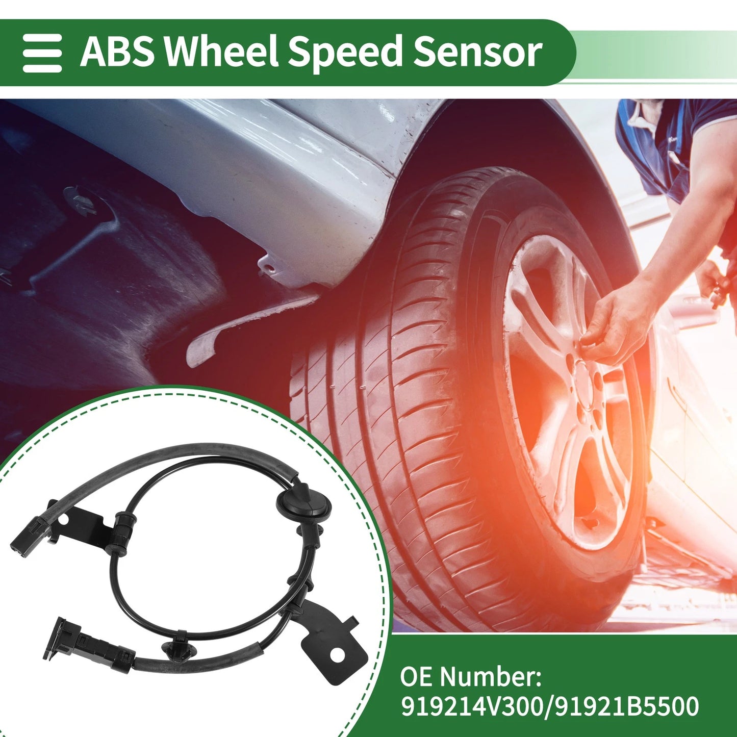 ABS Wheel Speed Sensor No. 919214V300 for Hyundai Elantra (2012–2017)