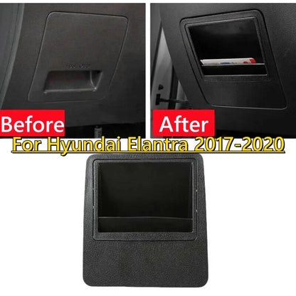 Interior Dashboard Fuse Cover Coin Storage Box for Hyundai Elantra (2017–2020)