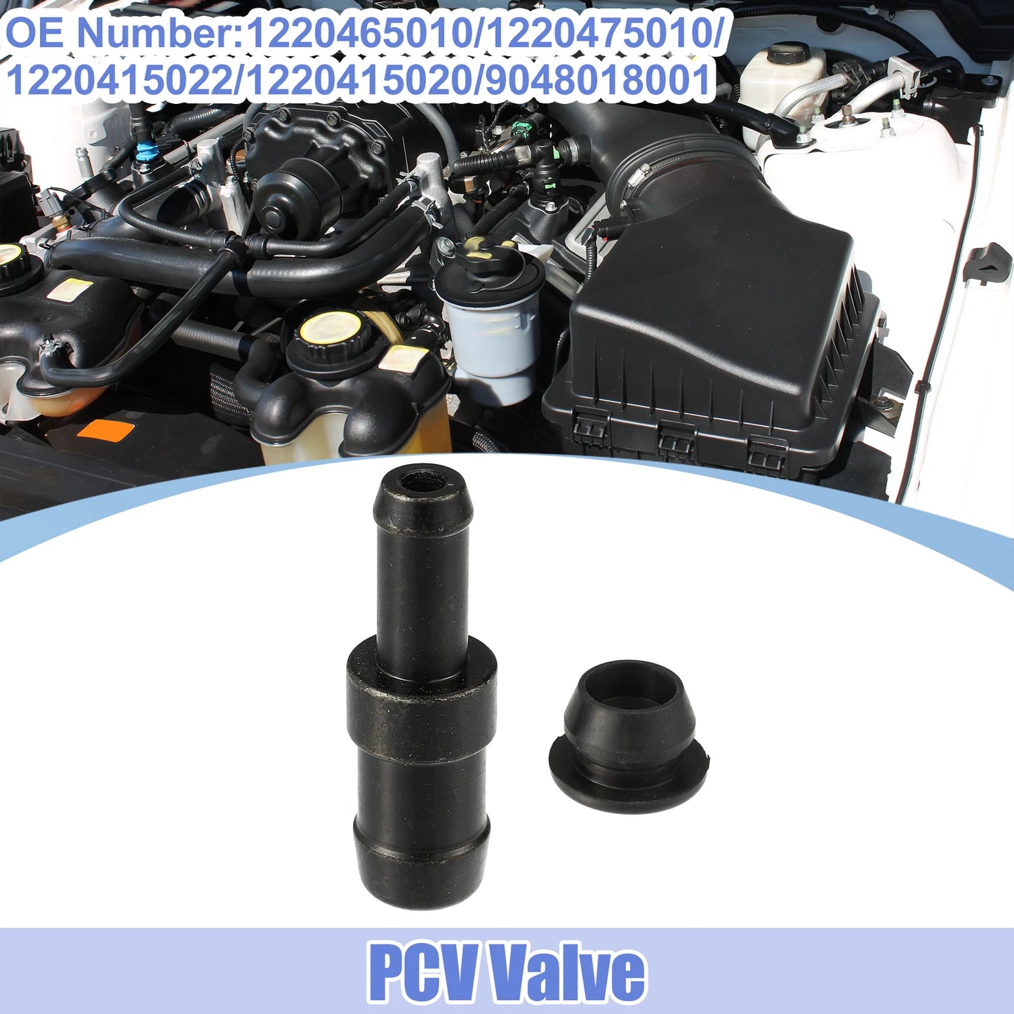 PCV Valve Grommet Kit for Toyota 4Runner 3.0L (1990–1995) No. 1220465010/1220475010