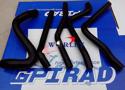 Silicone Radiator Hose for Kawasaki KX125 (1990-1993) - Blue