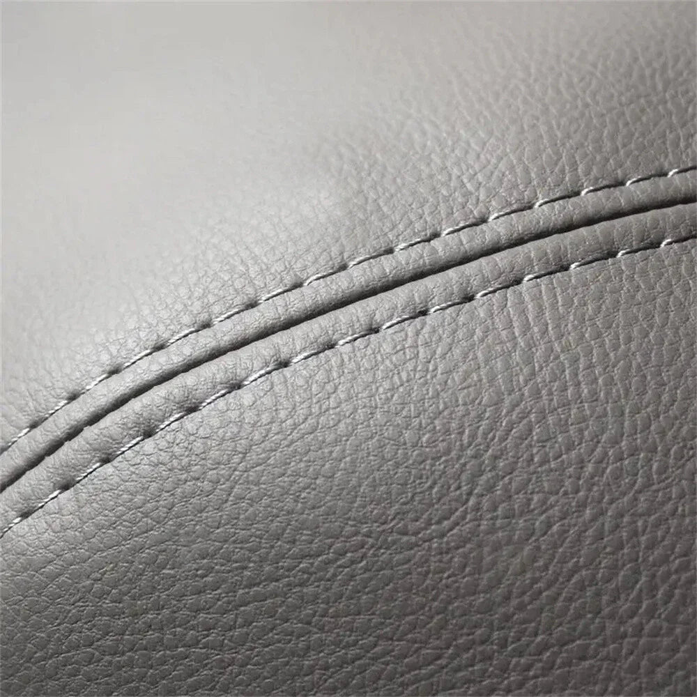 Leather Center Console Armrest Lid Cover for 2007-2013 Toyota Tundra Gray
