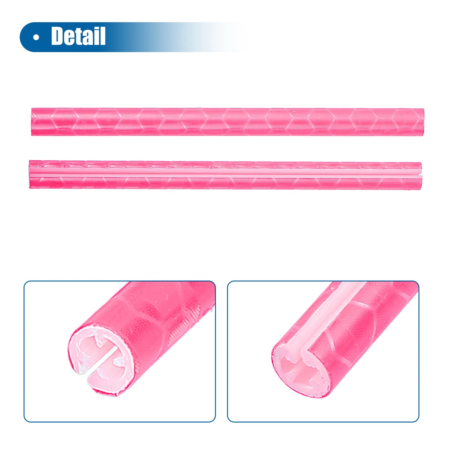 36 Pcs Reflective Bicycle Reflectors for Bike (ABS, Pink)