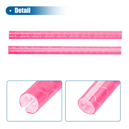 36 Pcs Reflective Bicycle Reflectors for Bike (ABS, Pink)