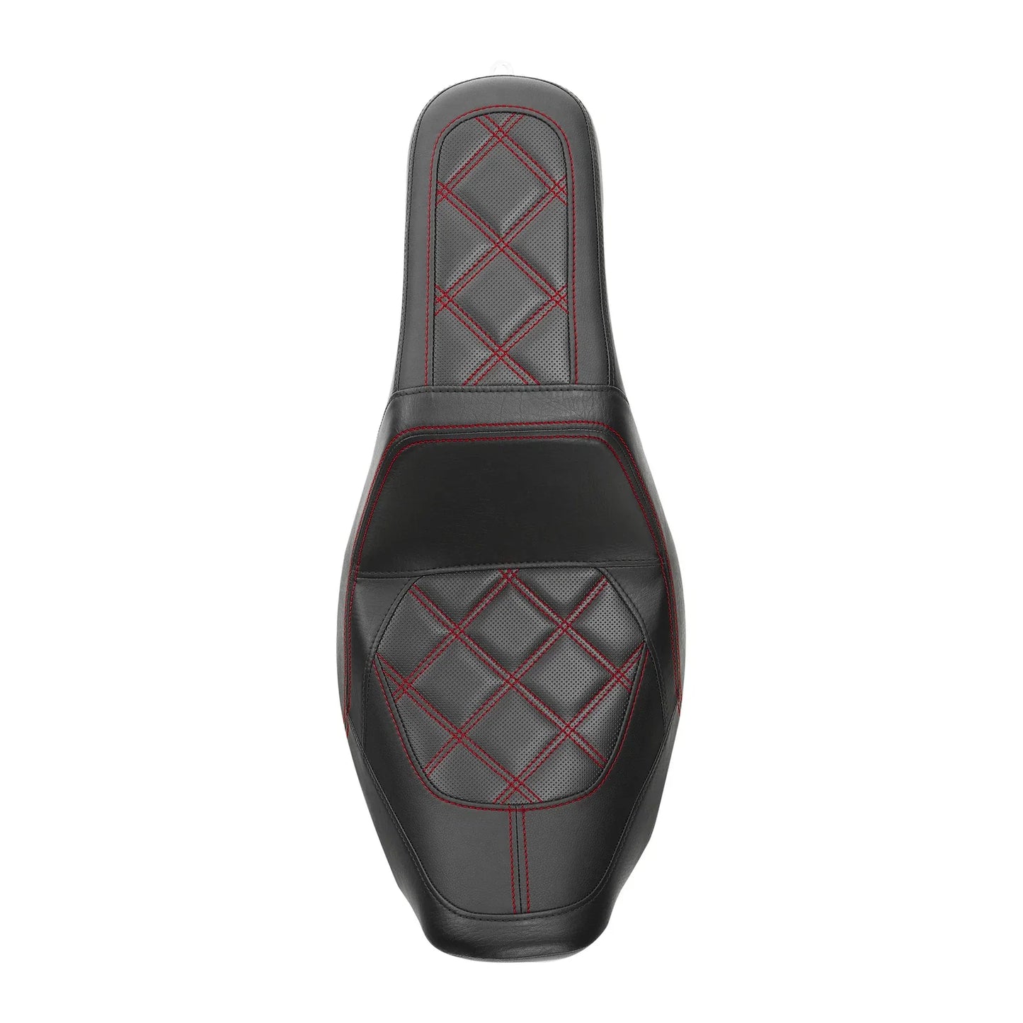 Driver Passenger Gel Seat for Harley Low Rider, Wide Glide, Fat Bob (2006-2017)