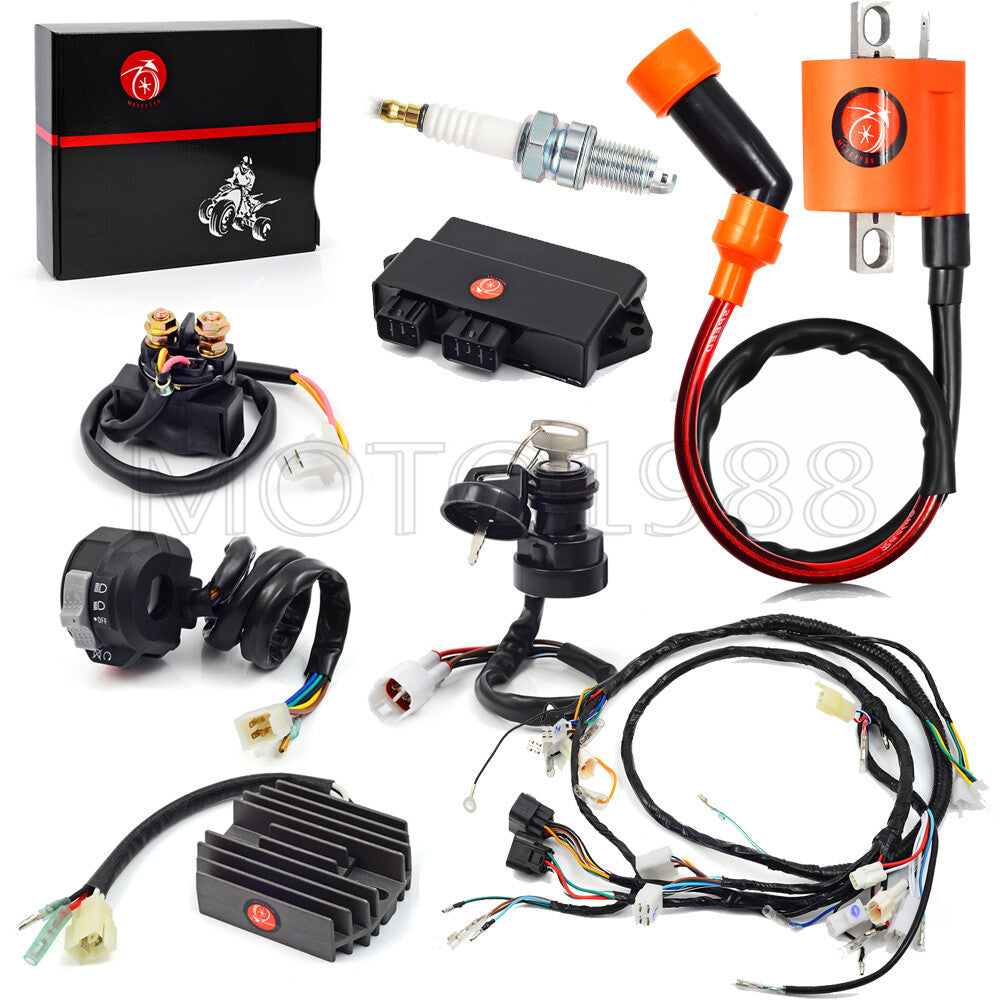 Ignition Coil Switch CDI Relay & Wire Harness for Yamaha Warrior 350 (1997–2001)