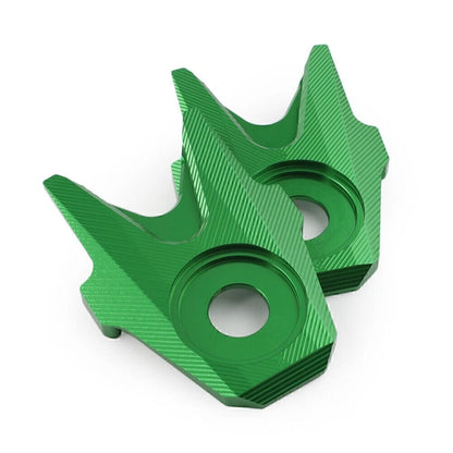 Pair of Green Rear Flat Fork Covers for Kawasaki Ninja 300/250/Z250 (2013–2016)