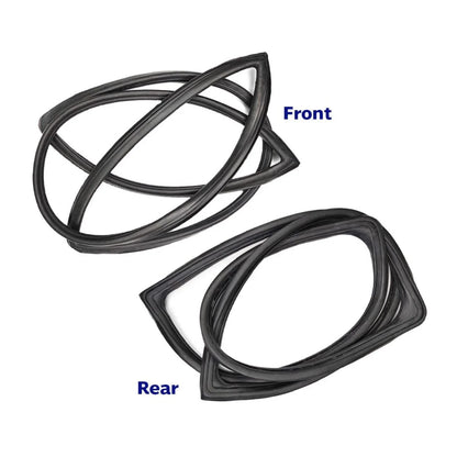 Windshield Rubber Weatherstrip F+R Fits Datsun Sunny KB310 2D Coupe 1977-81 D05