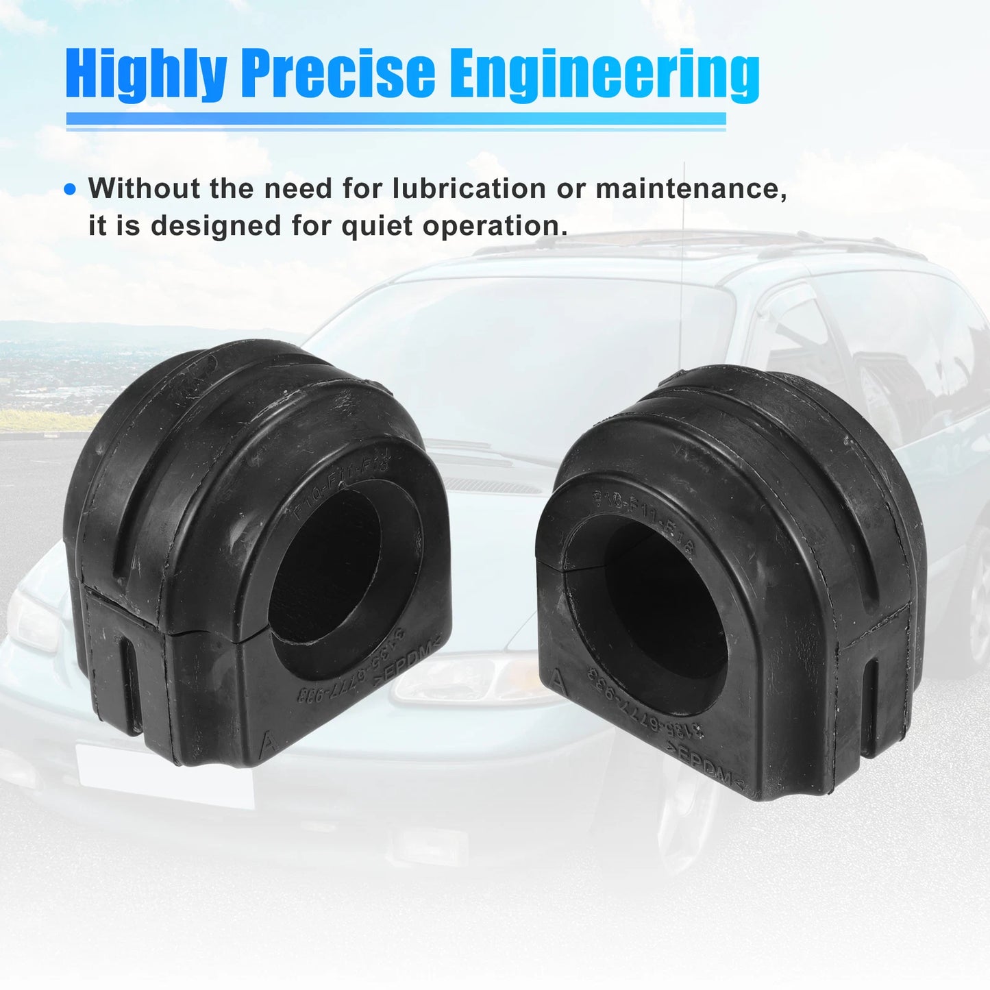 2pcs Suspension Stabilizer Bar Bushings No. 31356777933 for BMW 528i (2008–2016)