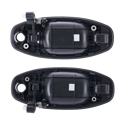 Set of 4 Outer Door Handles for Hyundai Santa Fe (2000–2005) Black