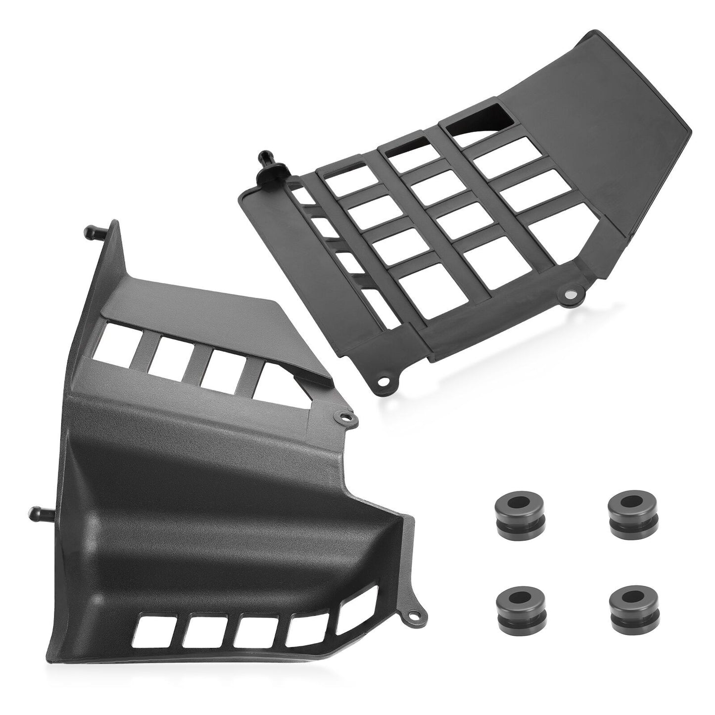Heel Guards for Yamaha Blaster 350 (1987–2006) - Black ABS