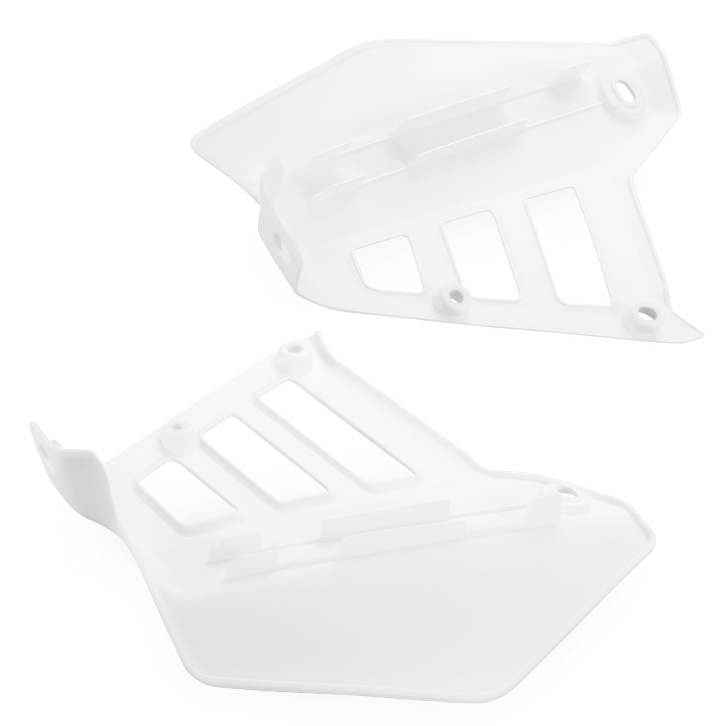 Radiator Shrouds for Honda ATC250R (1985–1986) - White Left + Right