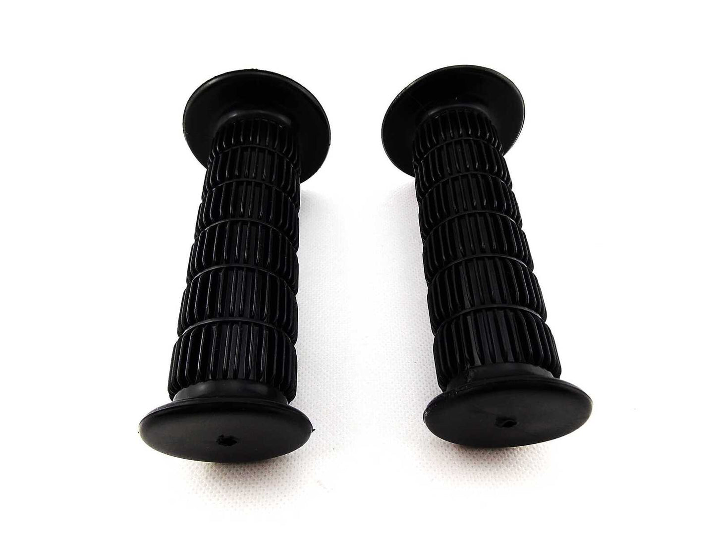 Set of 2 Black Hand Grips for Suzuki TS50 (1971–1977)
