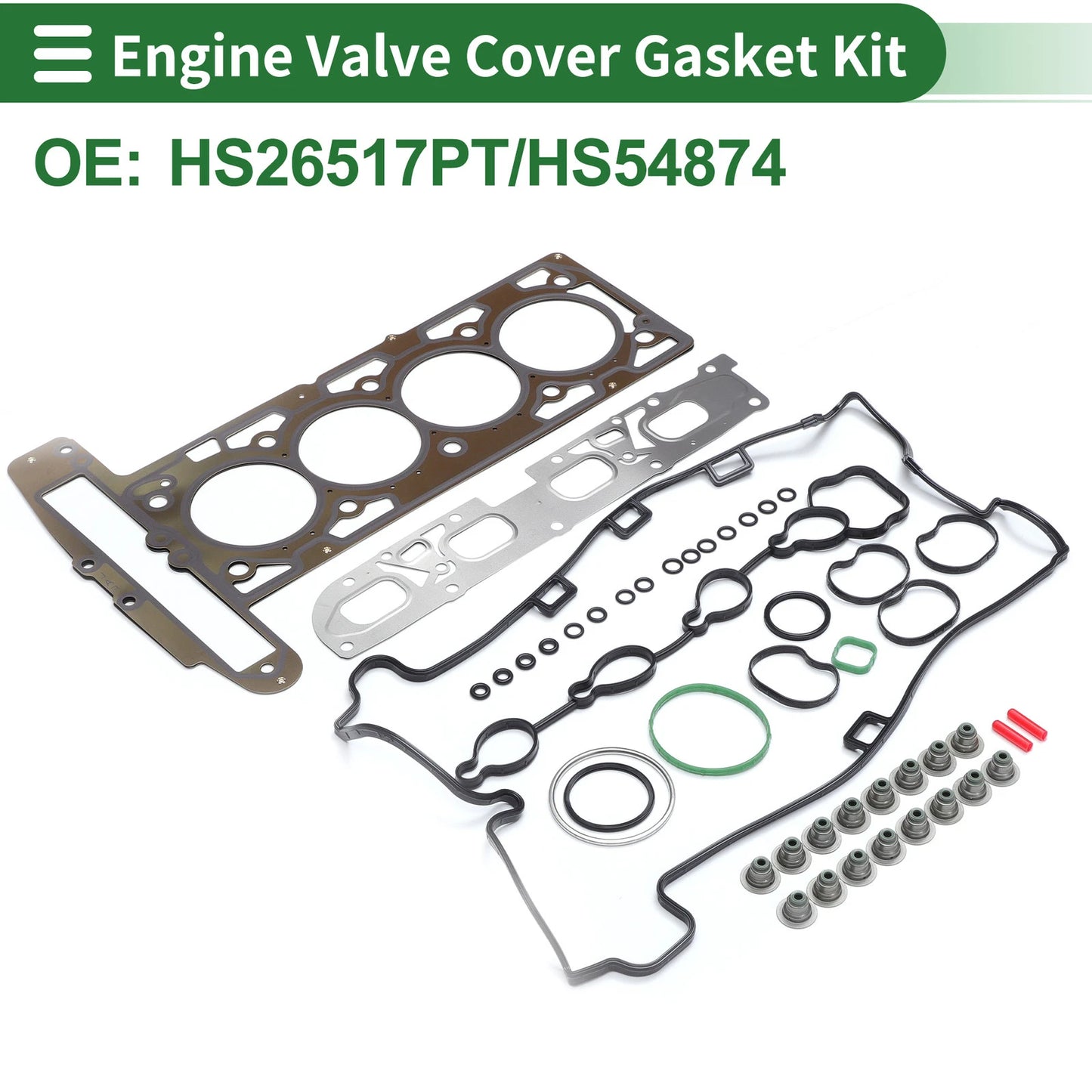 Engine Valve Cover Gasket Kit for GMC Terrain 2.4L (2010–2013)