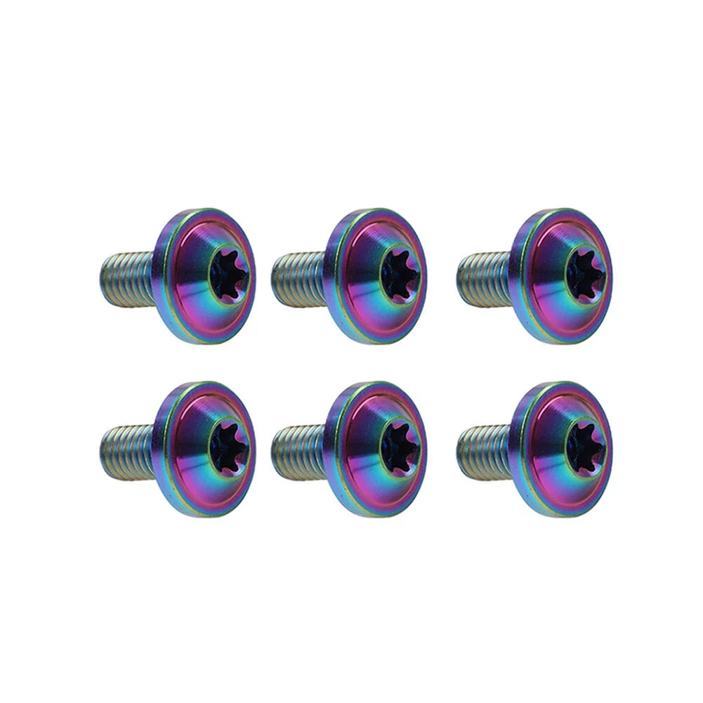 6 x M6x15mm Alloy Torx Head Screws for Motorcycle Bike