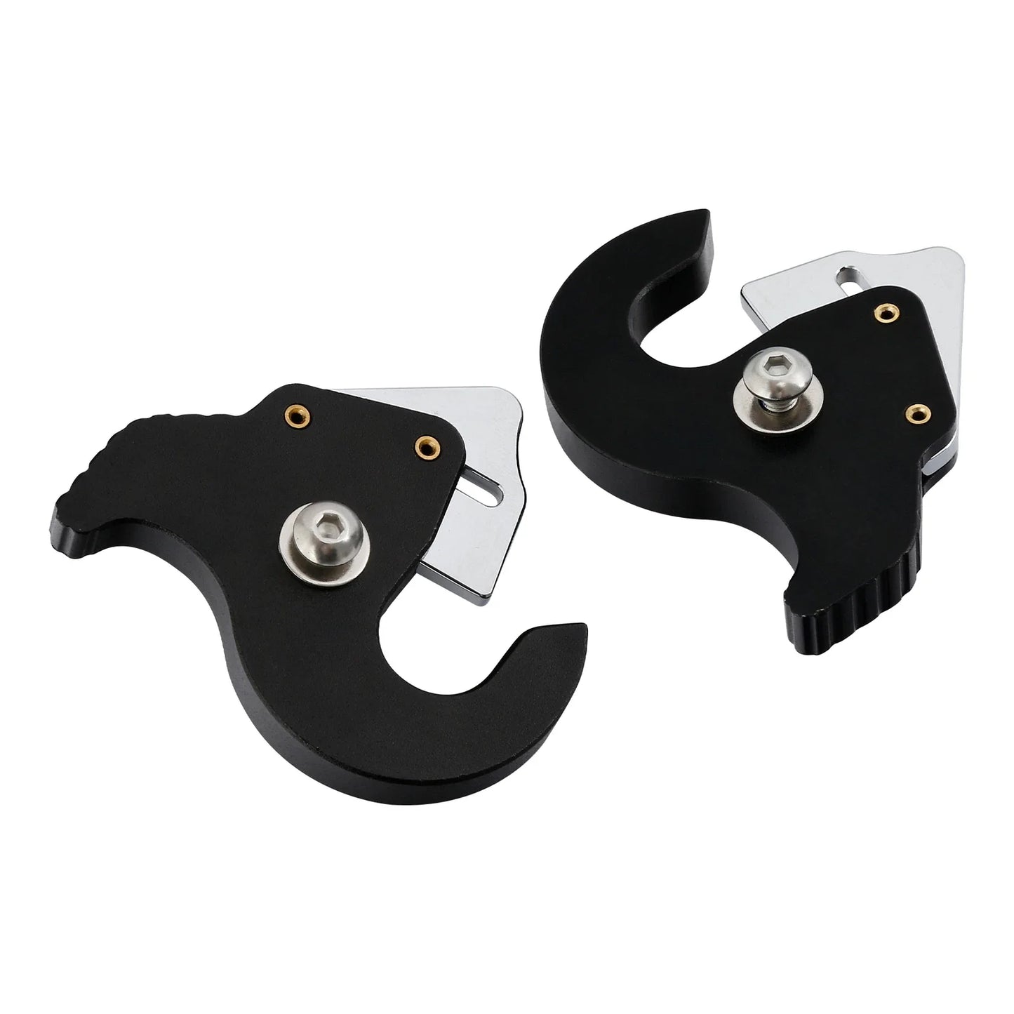 Sissy Bar Luggage Rack Docking Latch Clip Kit for Harley Touring FLHR Black