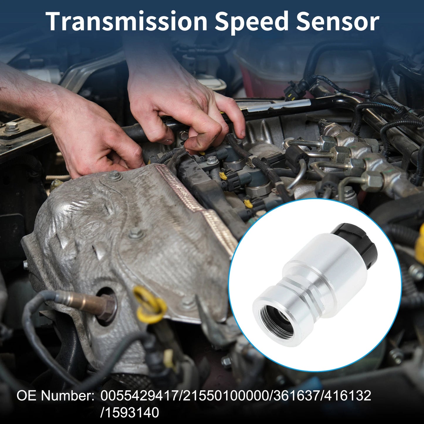 1 Pc Transmission Speed Sensor No.0055429417 for Mercedes Benz Man Truck (V3)