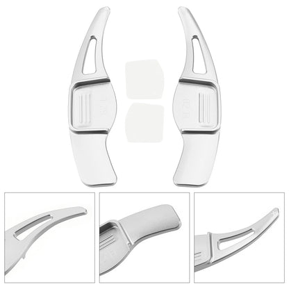 Steering Wheel Paddle Shifter for Hyundai Veloster (2012–2018) Aluminum Silver