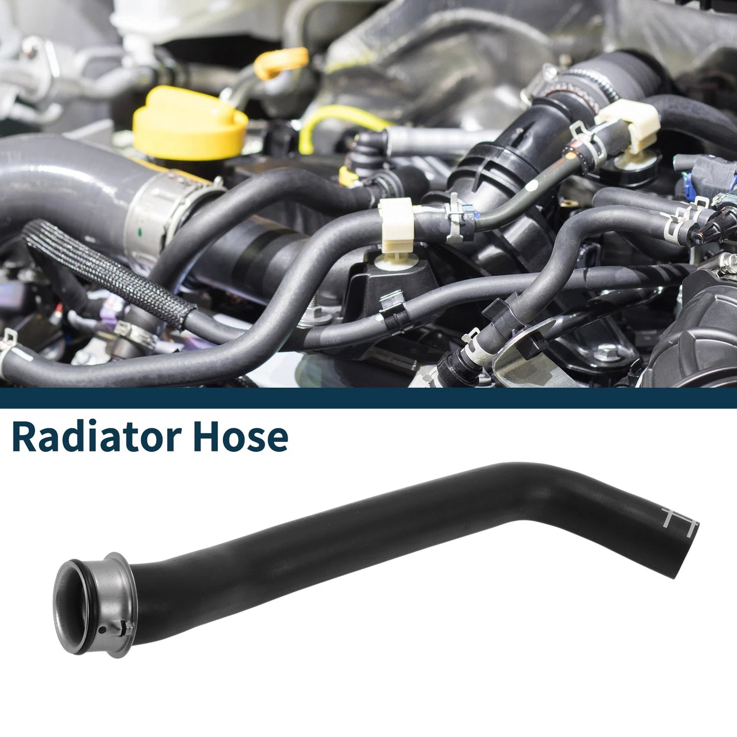 Radiator Hose for Porsche Panamera (2013–2016) No. 97010650160 Rubber