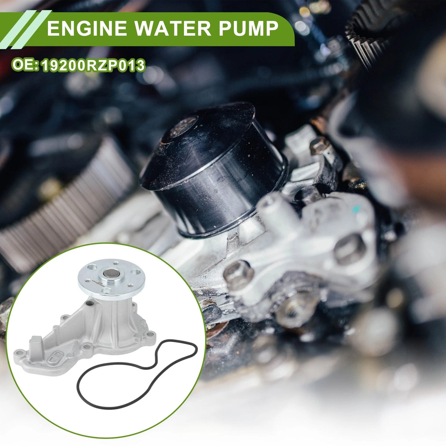 Engine Water Pump for Honda Civic (2012–2015) No. 19200-RZP-013