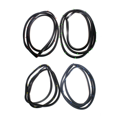 Front Rear Door Weatherstrip Set for Mazda Familia GLC 323 Sedan 1980-1985