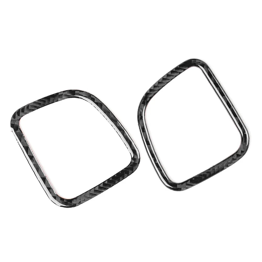 Carbon Fiber Black Interior Dashboard Air Vent Cover Trim for Cadillac CTS (08-13)