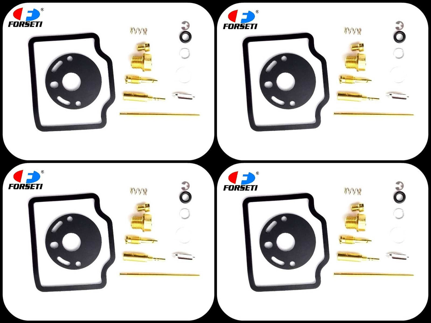 Set of 4 Carburetor Repair Kits for Honda CB750 K1-K6 (1970–1976)