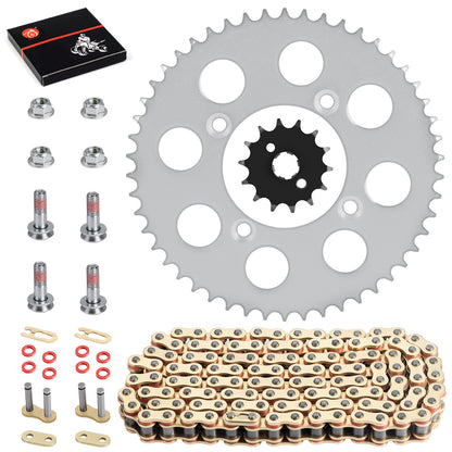 Sprocket Chain Set for Honda XR100R CRF100F (2004–2019) 14T/50T 428VM-X X-Ring