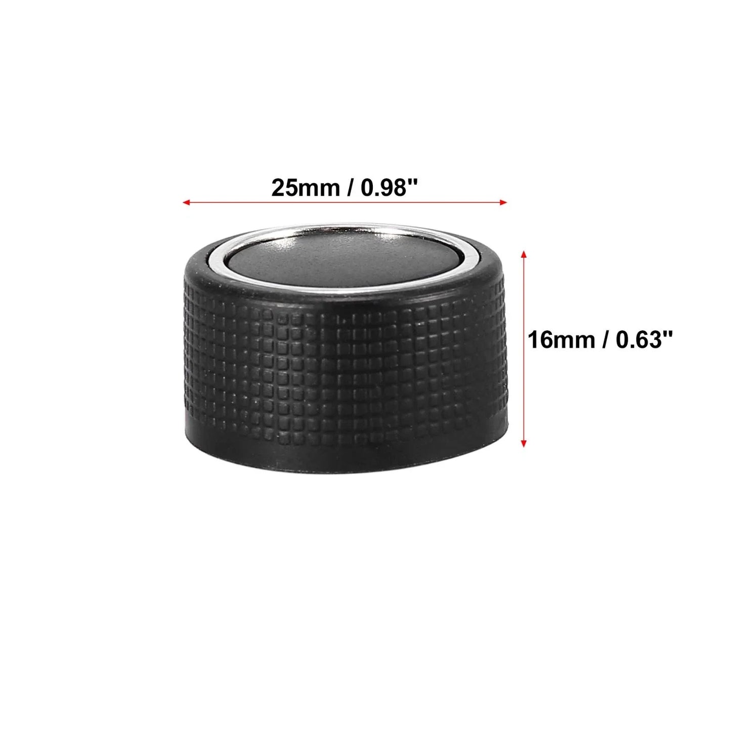 Rear Radio Volume Control Knob for Chevrolet GMC GM 22912547 Black
