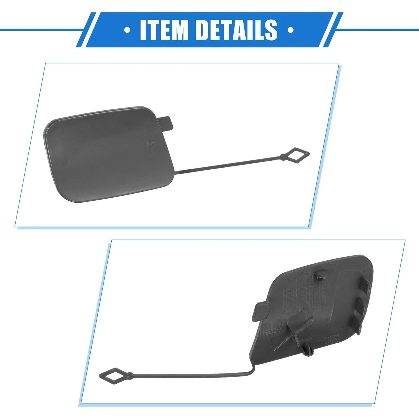 Rear Tow Hook Eye Hole Cover Cap for BMW X5 (2016-2018)