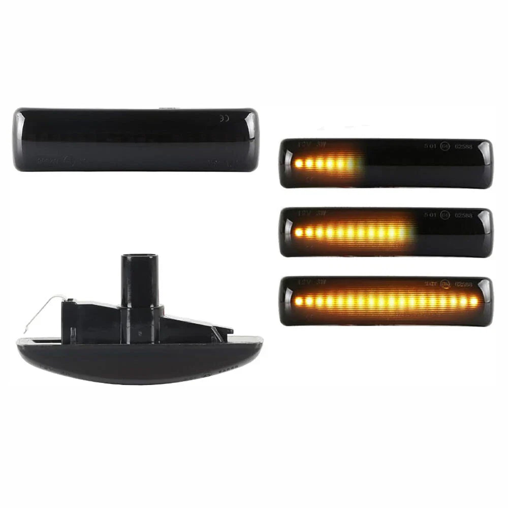 Smoke Lens LED Side Marker Lamps for Land Rover LR2 LR3 LR4 (2007-2015)