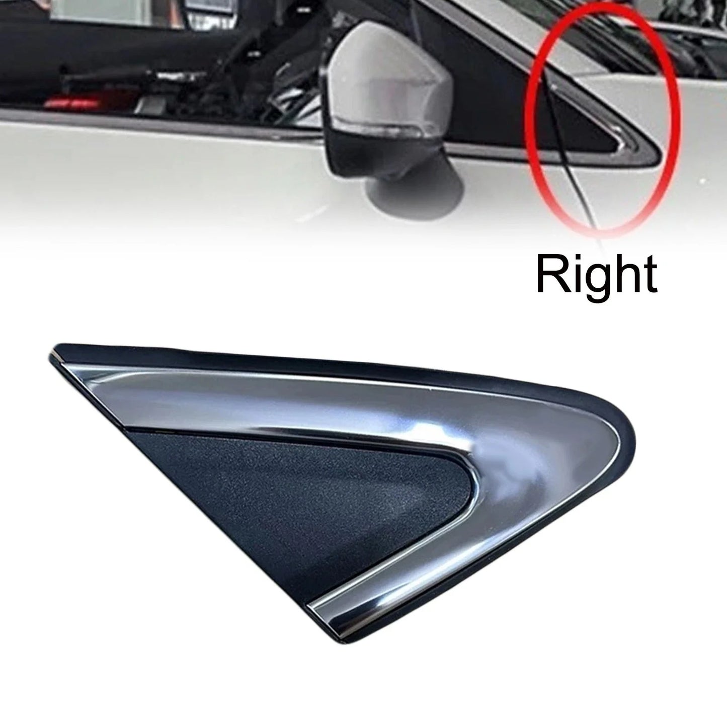 Right Side Mirror Cover Trim for Mitsubishi Eclipse Cross (2018–2021)