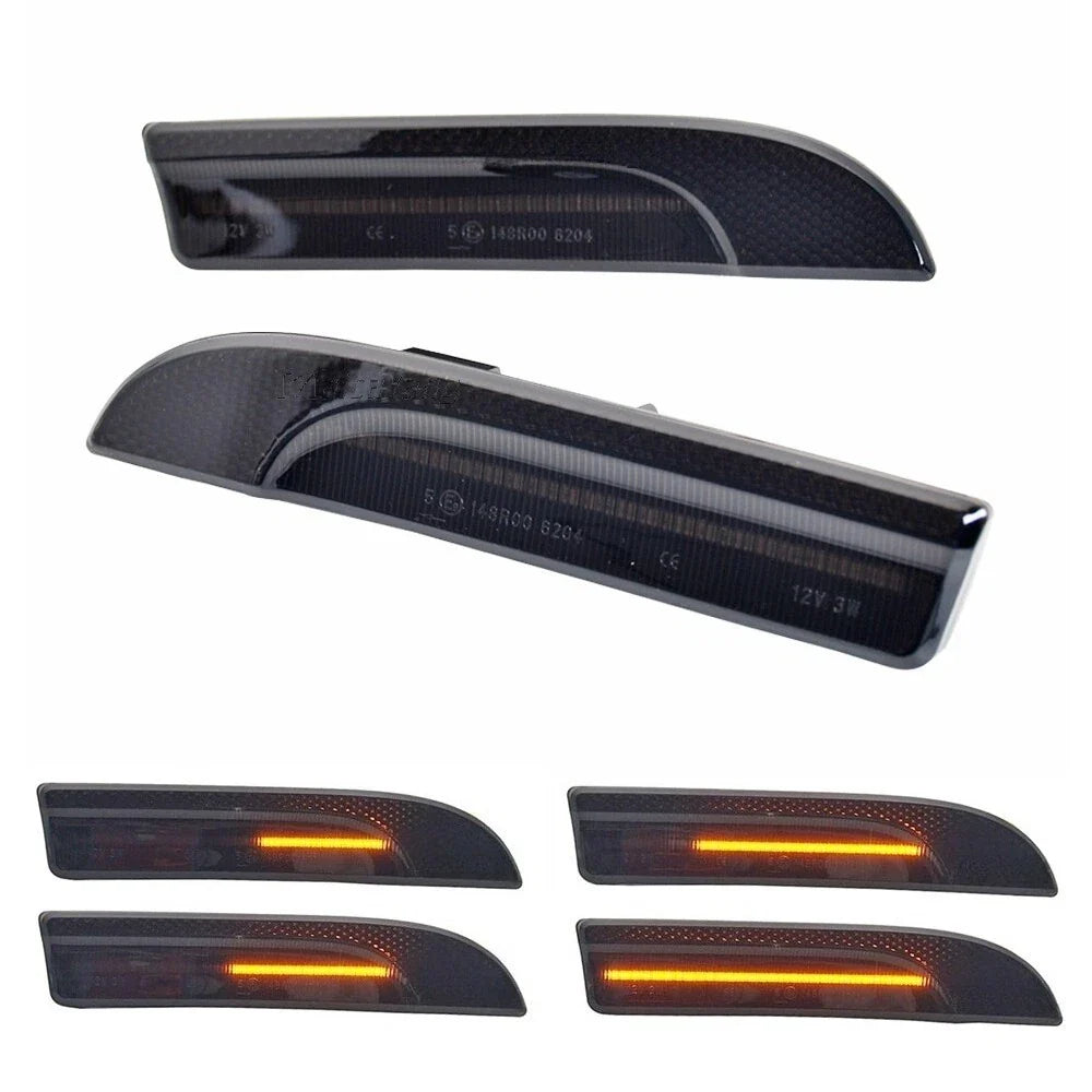 2x LED Dynamic Side Marker Lights Turn Signal for Porsche Panamera (2009–2016)
