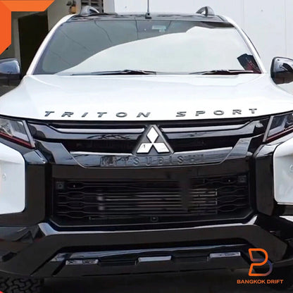 Chrome Front Bonnet Hood Emblem Logo for Mitsubishi L200 (2005-2023)