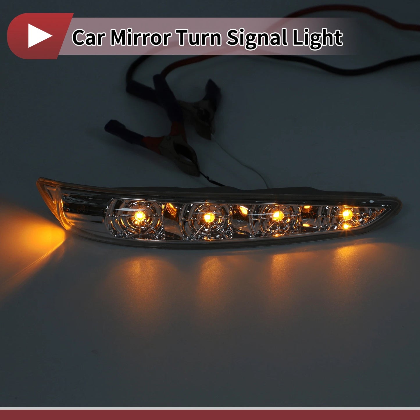 Right Mirror Turn Signal Light for Hyundai Sonata (2009–2014) - Gray Clear