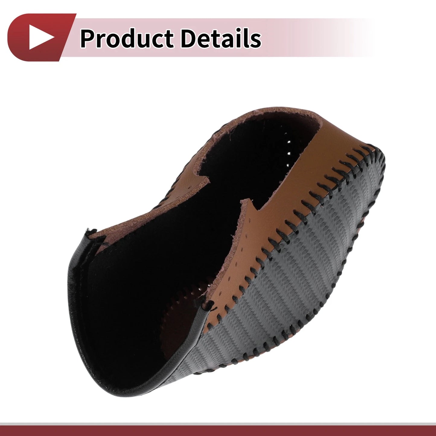 Gear Shift Knob Cover for Ford Fusion (2013–2016) Brown Black