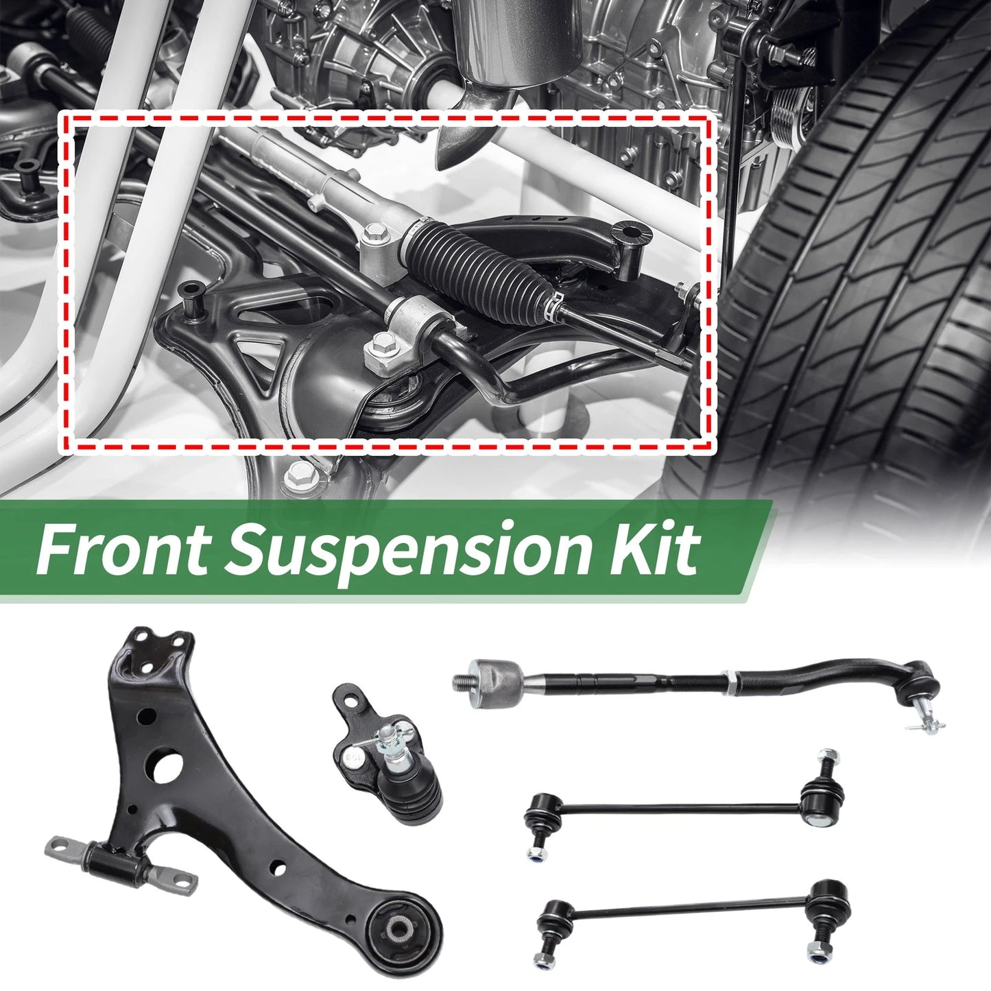 12pcs Front Suspension Kit Lower Control Arm for Toyota Camry  No. ES80602, K750011