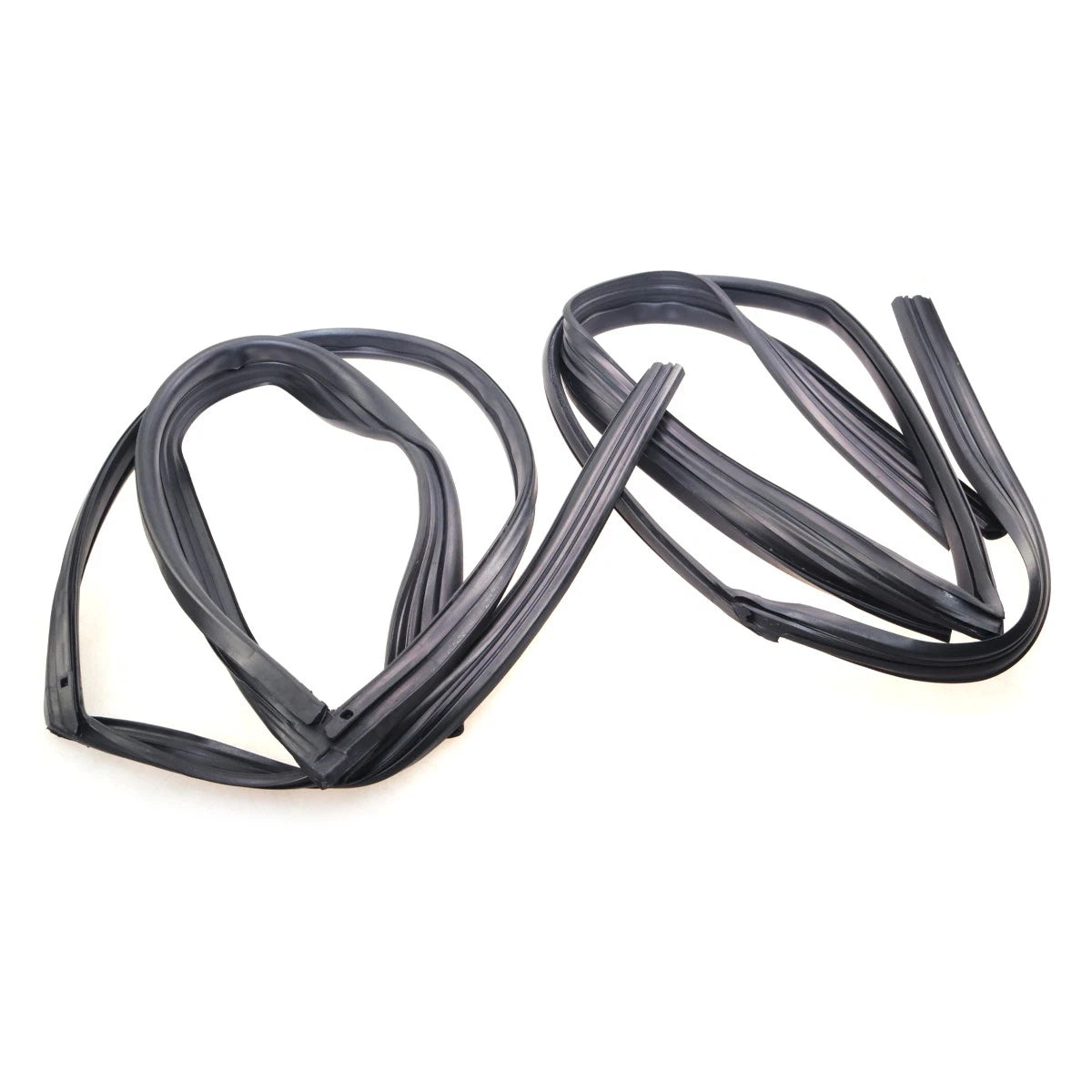 Set of 2 Front Door Glass Run Channels for Honda Civic Coupe (1991–1995)