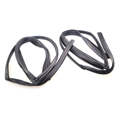 Set of 2 Front Door Glass Run Channels for Honda Civic Coupe (1991–1995)