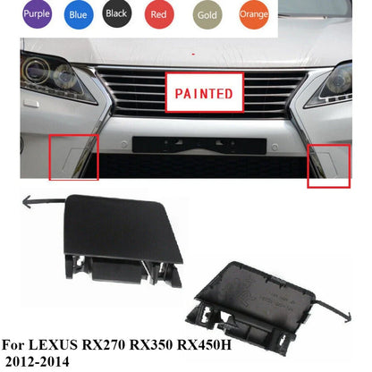 Front Bumper Tow Hook Eye Cover for LEXUS RX270 RX350 RX450H (2012–2014)