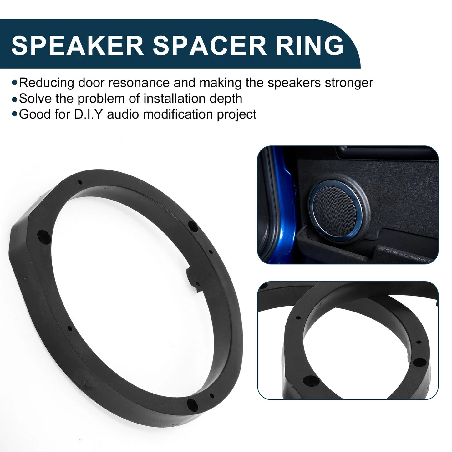 2X Speaker Spacer Ring Adapter for Honda Civic (ABS)