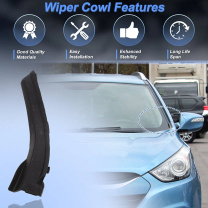 Set of 2 Windshield Cowl Replacements for Hyundai Tucson ix35 (2010–2015) 861532S000