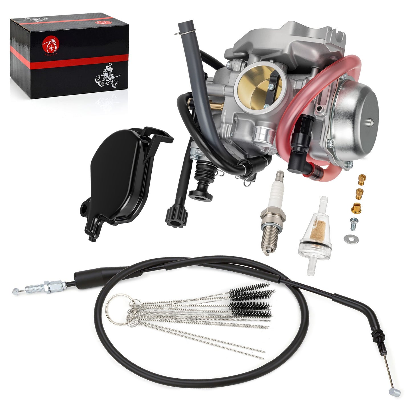 Carburetor with Throttle Cable for Kawasaki Prairie 400 (1999–2002)