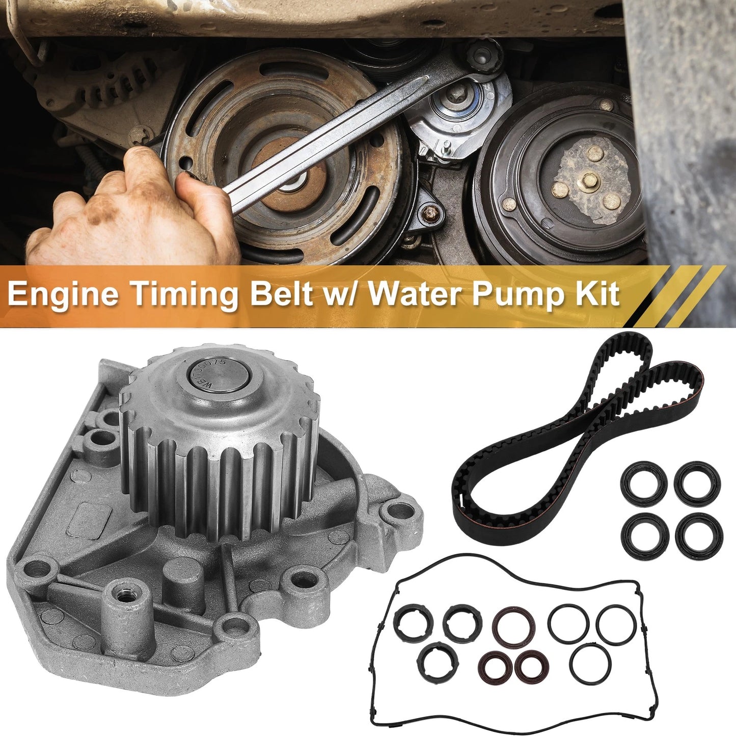Timing Belt Water Pump Kit for Honda CR-V (1999–2001) No.TCKWP184/VS50362R