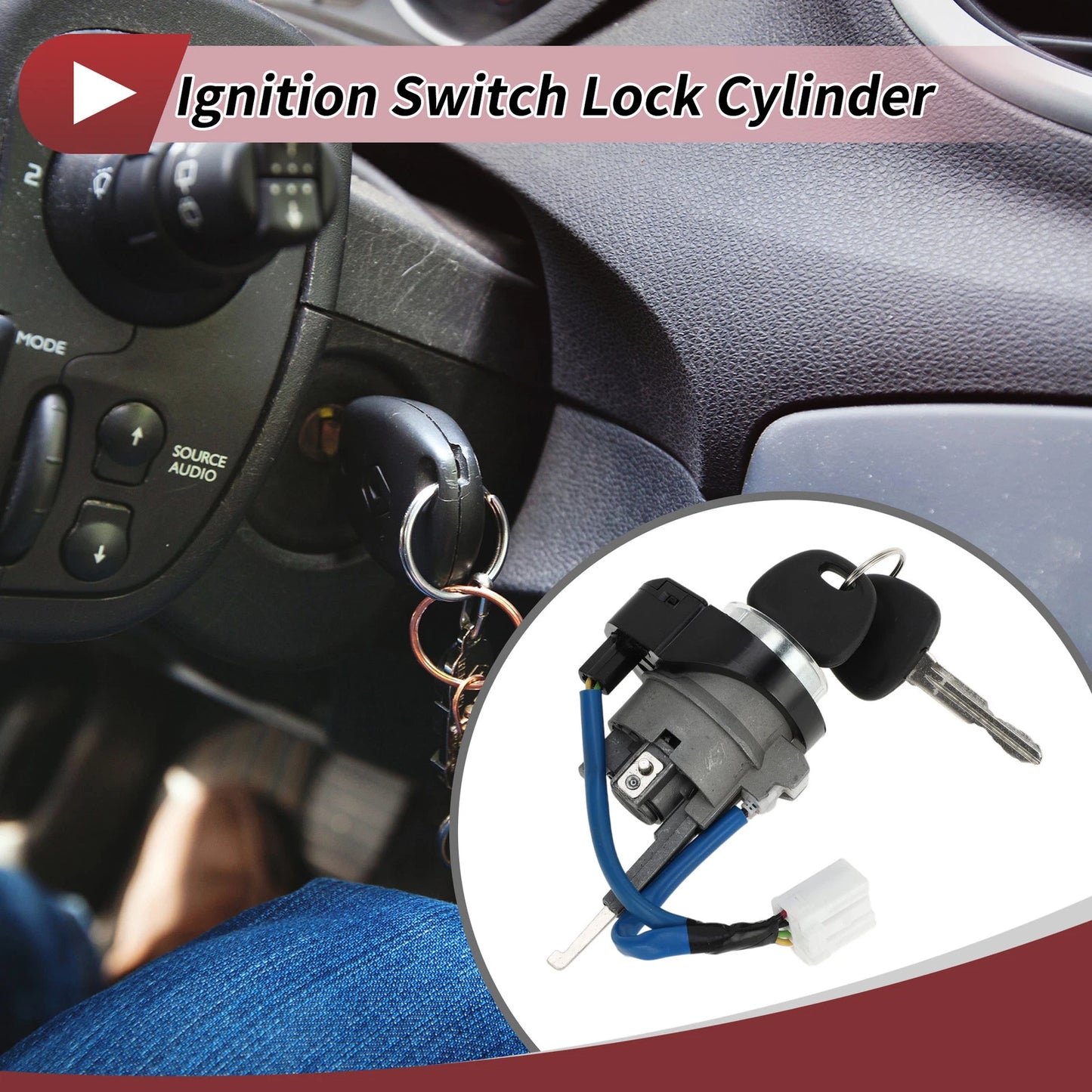 Ignition Lock Cylinder for Hyundai Elantra 2.0L L4 (2007–2010) No. 819052H230