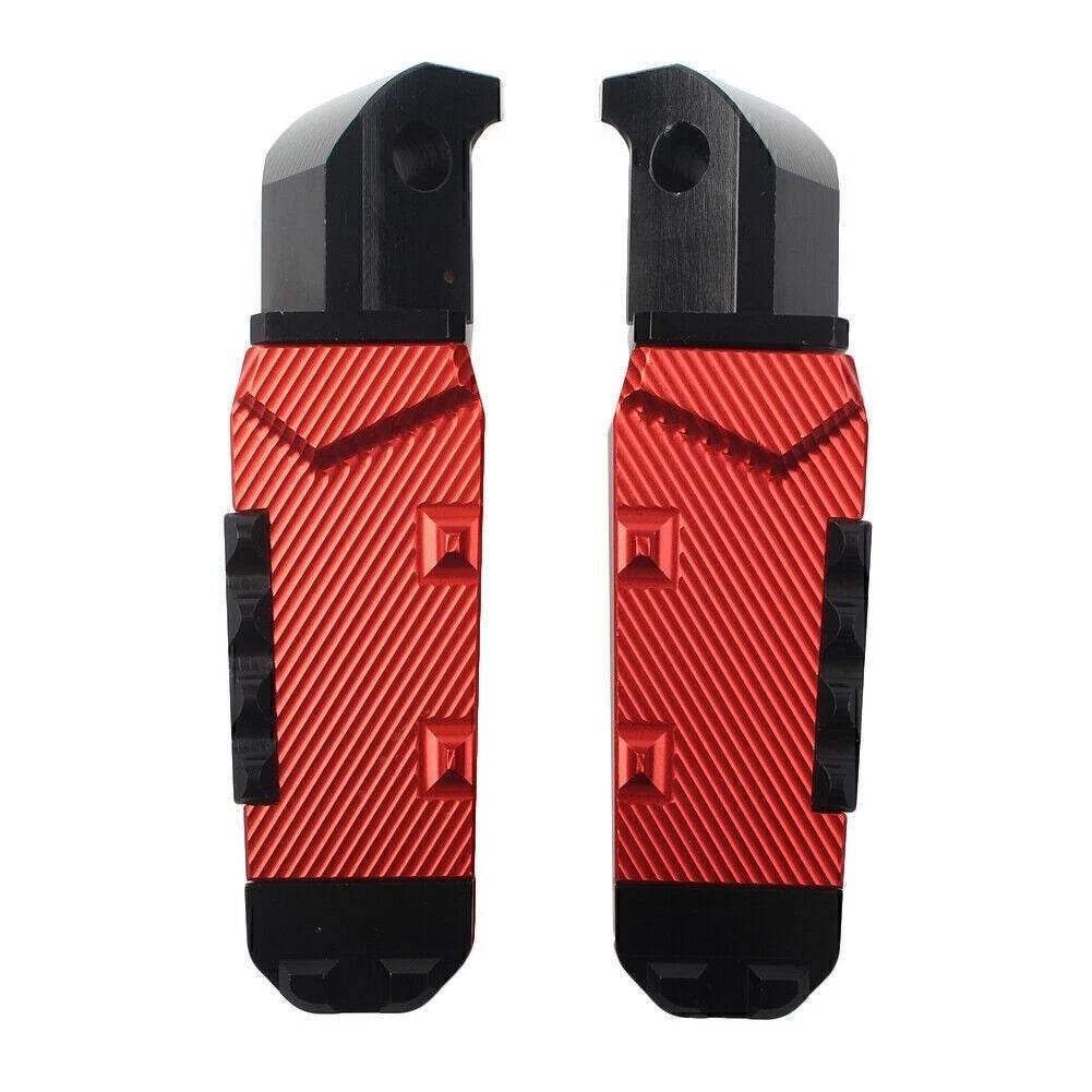 CNC Rear Passenger Footrests Foot Pegs Red for Yamaha FZ1 YZF R3 (2006–2020)