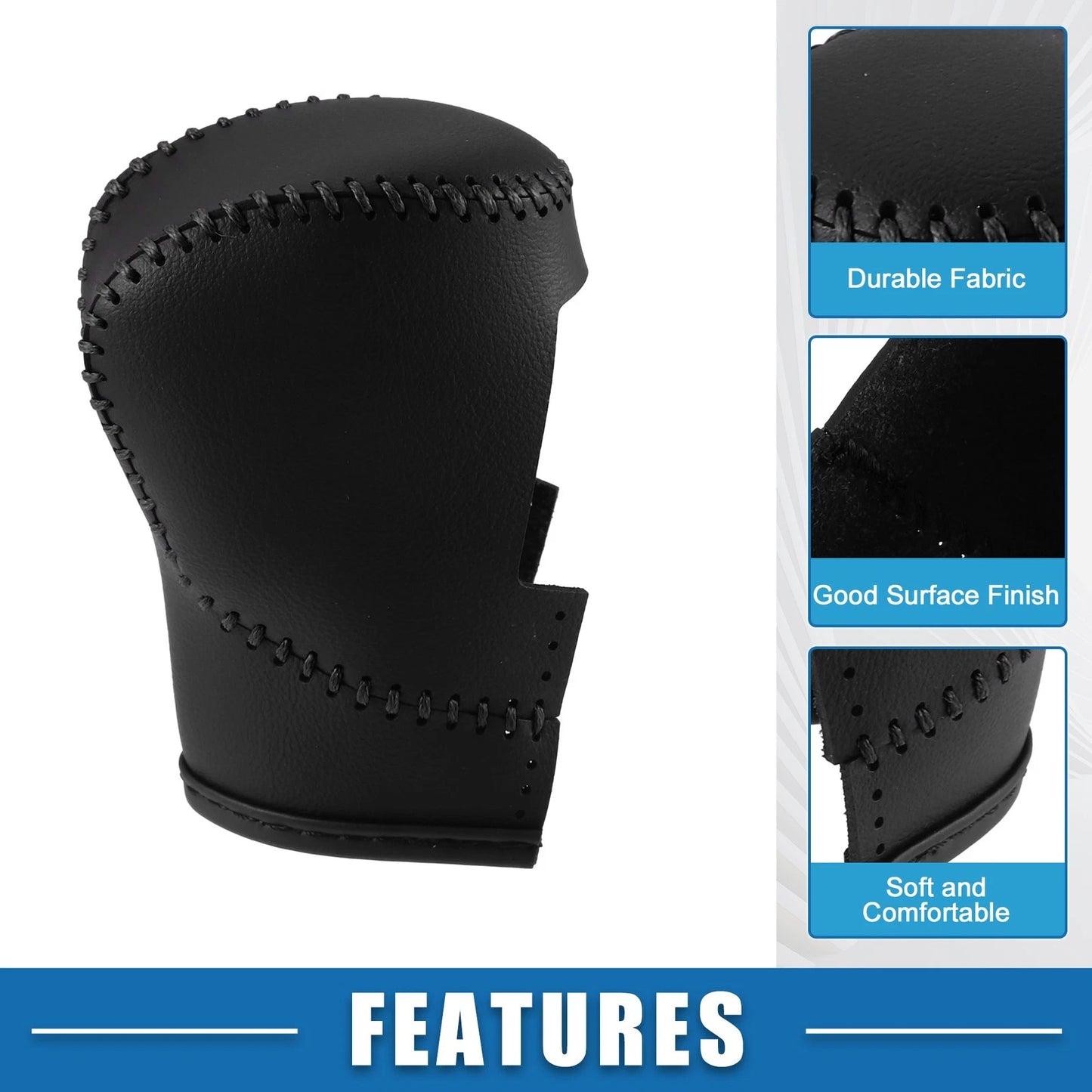 Gear Shift Lever Cover for Honda Civic (2022–2023) Black Faux Leather