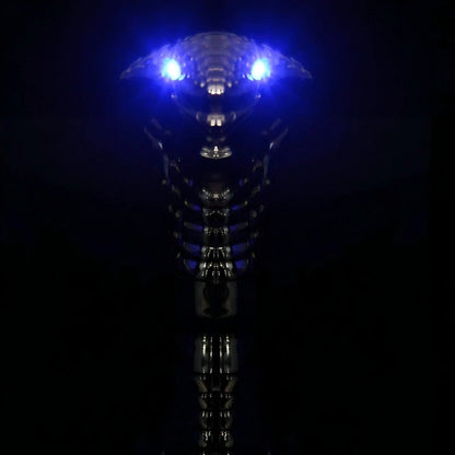 Gear Shift Knob 1x Blue/Red LED Head Snake Style for Universal