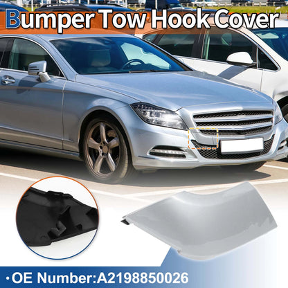 Tow Hook Cover for Mercedes-Benz CLS (2012–2018) No.A2188850026 Silver Tone