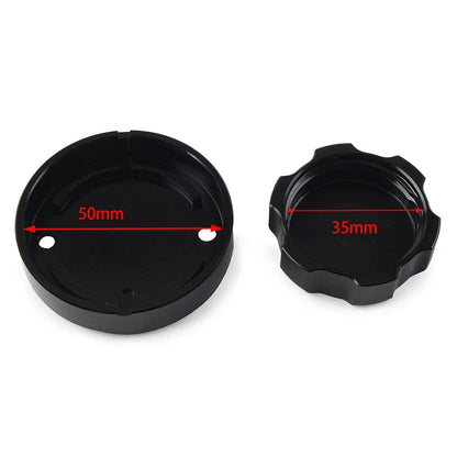 Ducati 848 1098 Front Brake Clutch Reservoir Cover Oil Pump Caps (2008-2012)